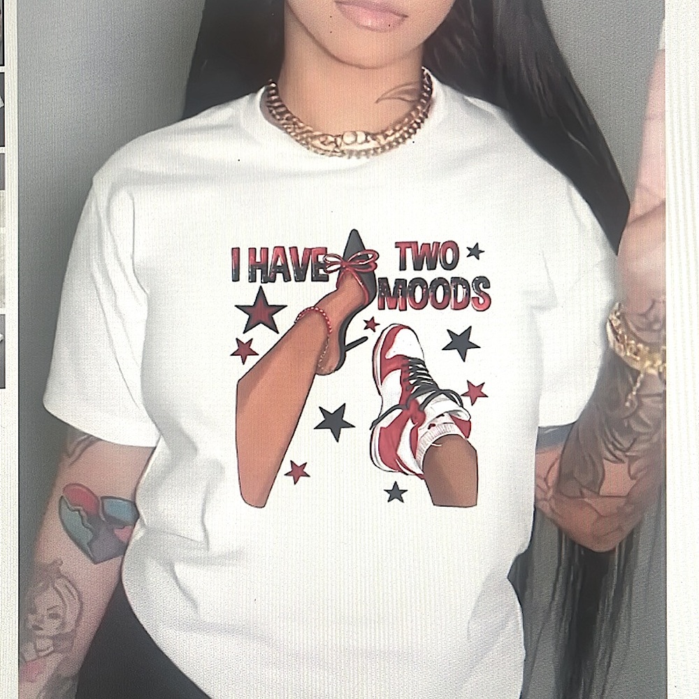 Trendy Mood Crew Neck T-Shirt.